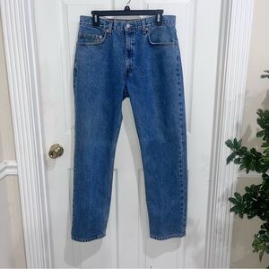 Levi’s 505 mens straight leg blue jeans